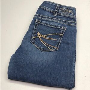 RETRO SILVER SUKI CAPRI JEANS 31x27 ⭐️